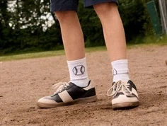 Name It strømper lys grå meleret og hvid 4-pak